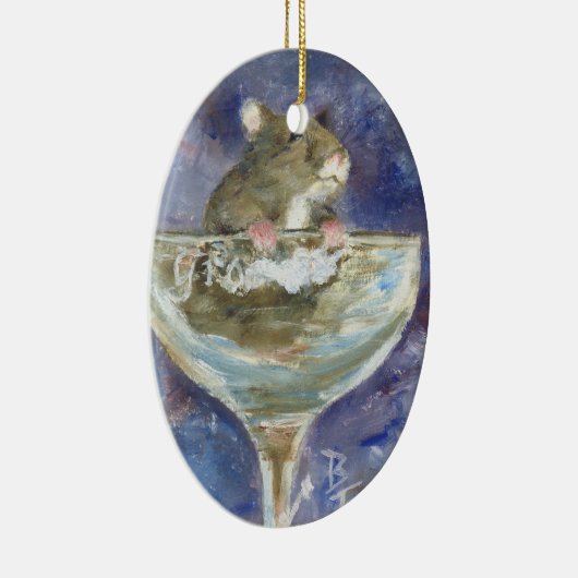 ブーツの小型ハムスターのオーナメント セラミックオーナメント (右)