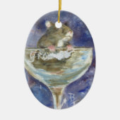 ブーツの小型ハムスターのオーナメント セラミックオーナメント (正面)