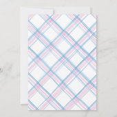 ブーツまたは弓のウェスタンジェンダーの明かす 招待状 (裏面)