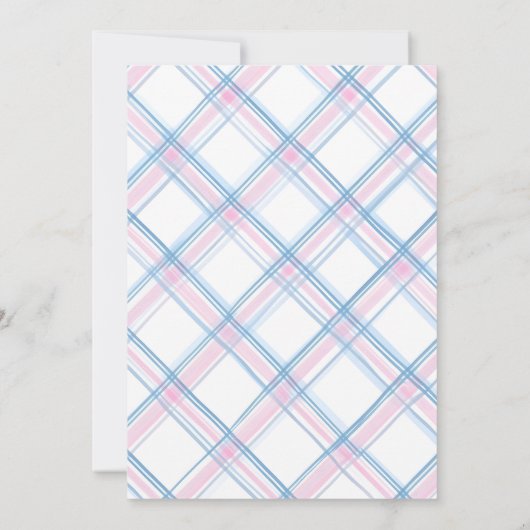 ブーツまたは弓のウェスタンジェンダーの明かす 招待状 (裏面)