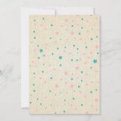 ブーツまたは弓の性別が明らかにする 招待状 (裏面)