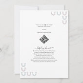 ブーツまたは弓カントリー性別が赤ちゃんシャワーを明らかにする 招待状 (裏面)