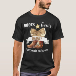 ブーツまたは弓ジェンダーがパーティーTシャツを表示 Tシャツ
