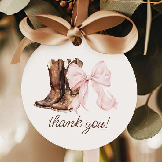 ブーツまたは弓ジェンダーが明らかに感謝 フェイバータグ