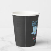 ブーツまたは弓ジェンダーの表示パーティー 紙コップ (右)