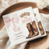 ブーツまたは弓ジェンダーの表示 スタンダードカクテルナプキン