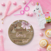 ブーツまたは湾曲性紙パーティープレート性の明らかにする。 ペーパープレート (パーティー)