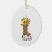 ブーツを外す セラミックオーナメント (右)