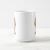 ブーツを履いた強いパイ コーヒーマグカップ (中央)