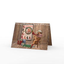 ブーツを履くカウボーイブーツのクリスマス女性のカーボーイ