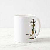 ブーツを履く コーヒーマグカップ (正面右)