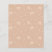 ブーツアンドバブリーブライダルシャワー予算招待状 (裏面)