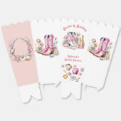 ブーツアンドバブリー沿岸女性のカーボーイブライダルシャワー フェイバーボックス (見開き)