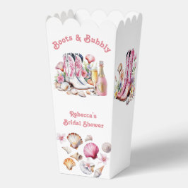 ブーツアンドバブリー沿岸女性のカーボーイブライダルシャワー フェイバーボックス