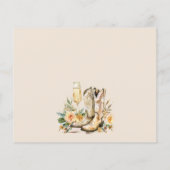 ブーツアンドバブルウェスタンブライダルシャワーレシピカード (裏面)