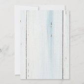 ブーツアンドバブルウェスタンブライダルシャワー 招待状 (裏面)