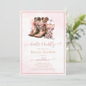 ブーツアンドバブルウェスタンブライダルシャワー 招待状 (スタンド正面)
