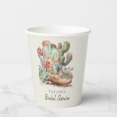 ブーツアンドバブルウェスタンブライダルシャワー 紙コップ (正面)