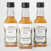 ブーツアンドバブルカントリー女性のカーボーイウェスタン誕生日 リキュールボトルラベル (ボトル)