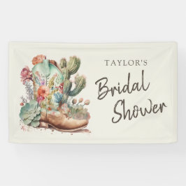 ブーツアンドバブルリー ウェスタン ブライダルシャワー 横断幕