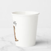 ブーツエレガントと泡立ちブライダルシャワー 紙コップ (左)