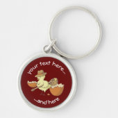 ブーツキーとイースターシック キーホルダー (正面)