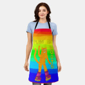 ブーツジンジャーキャットことわざハロースタンダードAp エプロン (着用した状態)