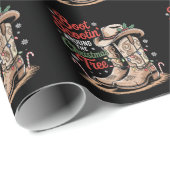 ブーツスクーのまわりにチン西クリスマス ラッピングペーパー (ロールコーナー)