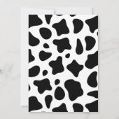 ブーツスクーティンブーギー女性のカーボーイ30歳の誕生日 招待状 (裏面)