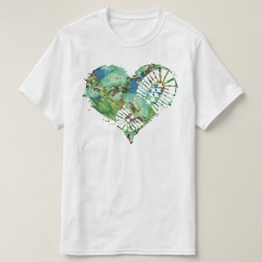 ブーツスタンプハート Tシャツ (デザイン正面)