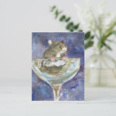 ブーツドワーフハムスター葉書 ポストカード (スタンド正面)