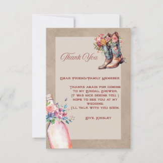 ブーツブランチ&バブリーフラットサンキューカード サンキューカード