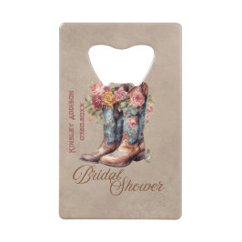 ブーツブランチ&バブーブリーステンレスボトルオープナー クレジットカード栓抜き