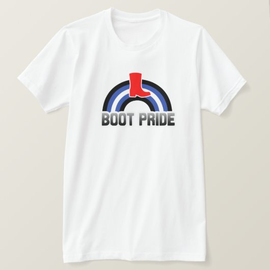 ブーツプライド Tシャツ (デザイン正面)