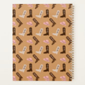 ブーツプランナー |カウボーイ/女性のカーボーイプランナー プランナー手帳 (裏面)