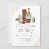 ブーツボトル&バブーブリーカントリー西ベビーシャワー 招待状 (正面)