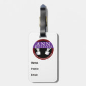 ブーツポイント荷物のラベル ラゲッジタグ (裏面縦)