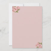 ブーツワインフローラブーツ&バブリーブライダルシャワー 招待状 (裏面)