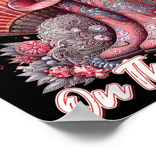 ブーツ上のグランドブートカウボーイウェスタン女性のカーボーイ私 ポスター (角)