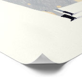 ブーツ付き牛 ポスター (角)