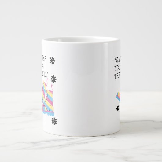 ブーツ引用文 ジャンボコーヒーマグカップ (正面)