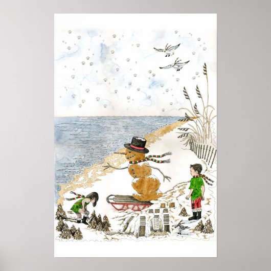 ブーツ忘れを衣服するな!ポスタープリント ポスター (正面)