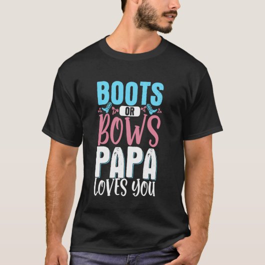 ブーツ派？それとも弓派？パパ大好き１ Tシャツ (正面)