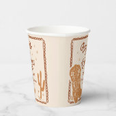 ブーツ素朴とコーヒーブライダルシャワー紙カップ 紙コップ (右)