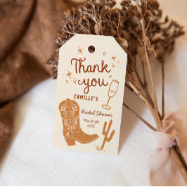 ブーツ素朴と泡立つハンドドローありがとう ギフトタグ