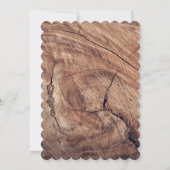 ブーツ素朴カウボーイ結婚式招待状カード 招待状 (裏面)