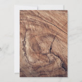 ブーツ素朴カウボーイ結婚式招待状カード 招待状 (裏面)