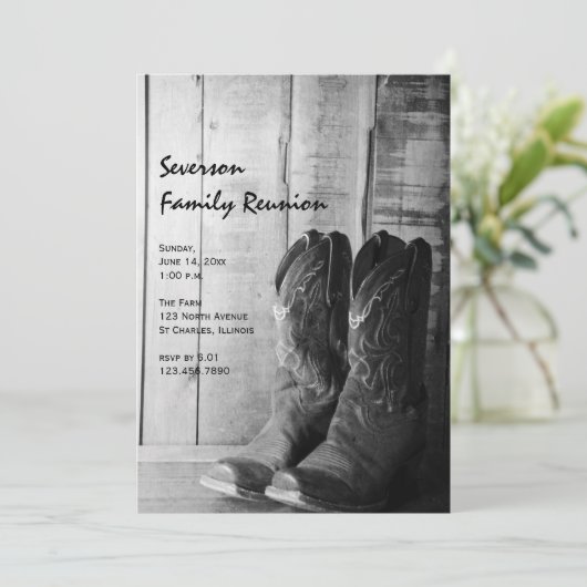 ブーツ素朴カントリーファミリー懇親会 招待状 (スタンド正面)