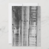 ブーツ素朴カントリー西ベビーシャワー 招待状 (裏面)