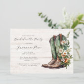 ブーツ素朴バチェロレッテ 招待状 (スタンド正面)